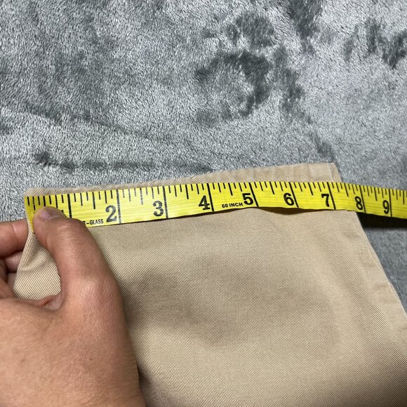 VTG Lauren Ralph Lauren Pants Mens Size 10 Beige Cotton Chino Tapered - Picture 10 of 11